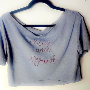 Womens cropped tee in size medium